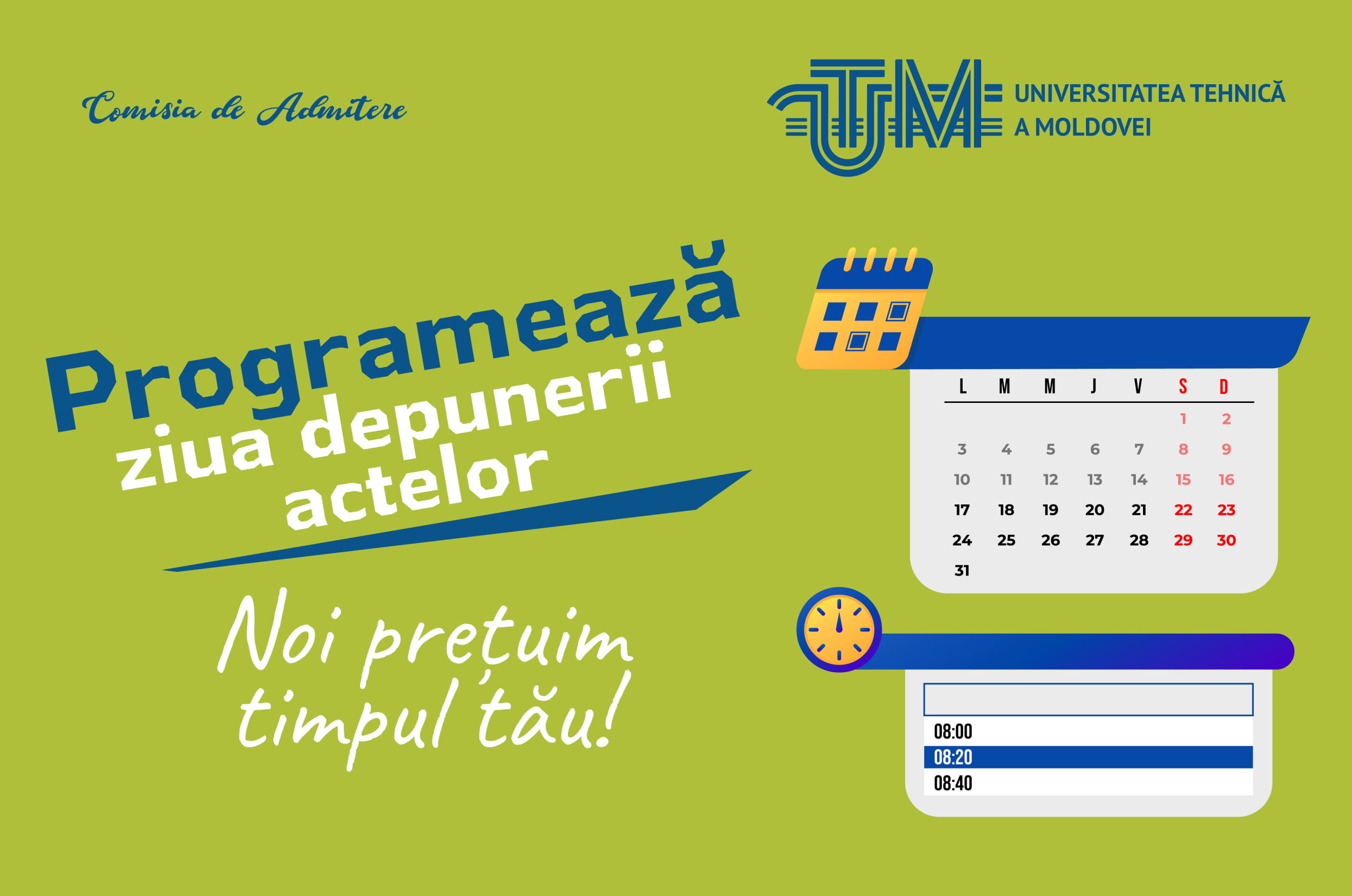 banner programare nou