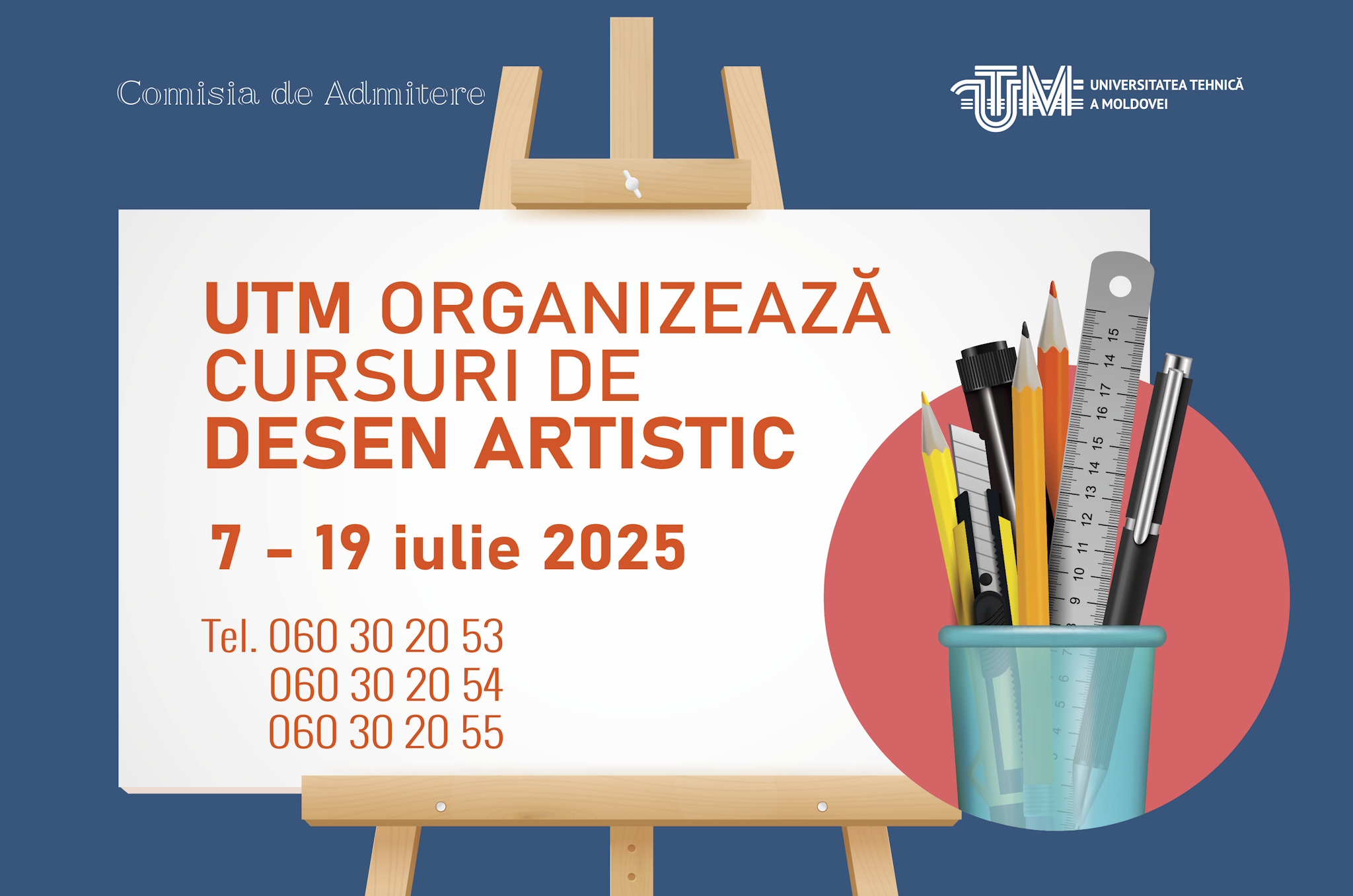 cursuri de desen artistic 2025 banner newsccoc